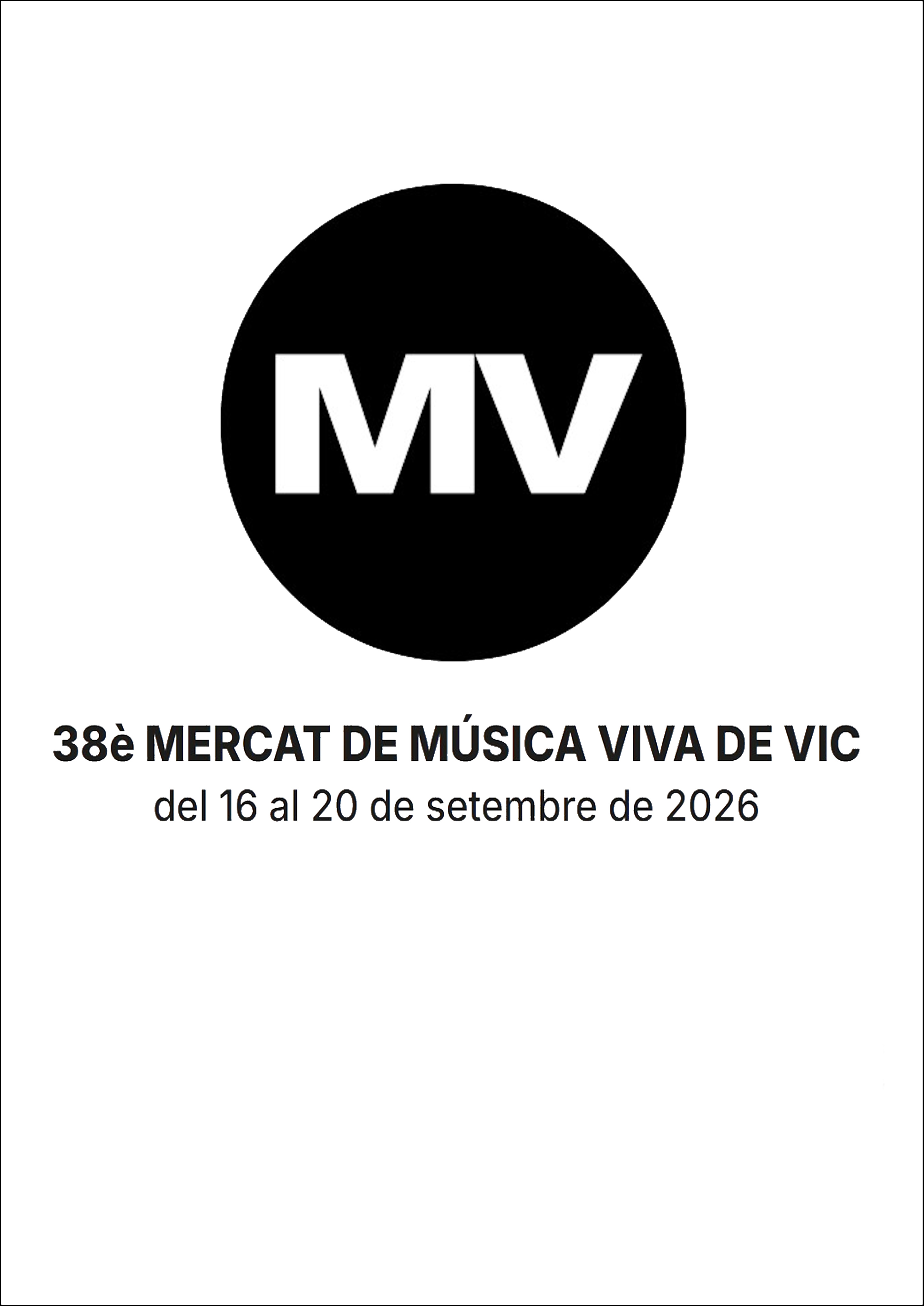 MERCAT DE MÚSICA VIVA DE VIC 2026