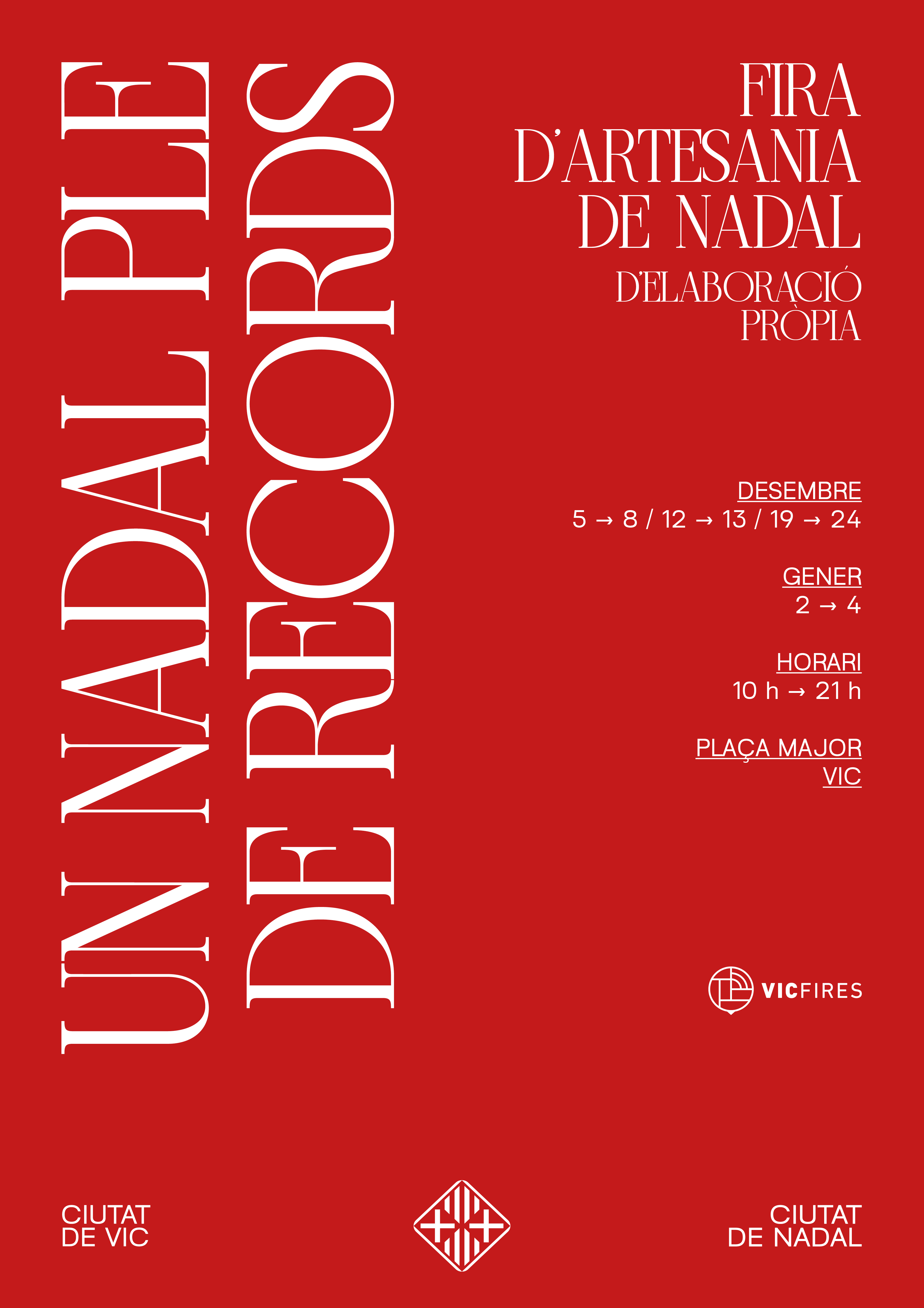 FIRA D'ARTESANIA DE NADAL 2026