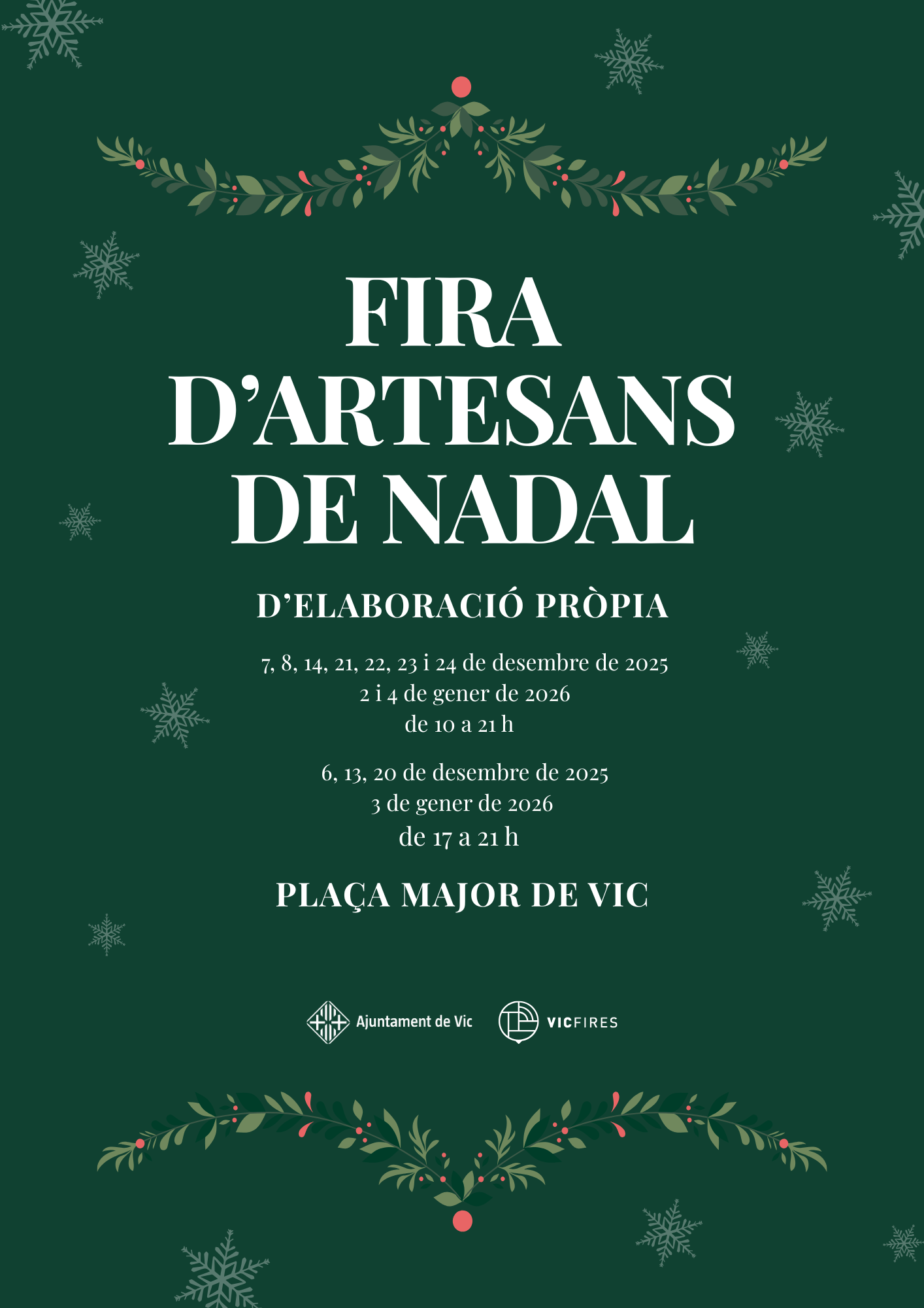 FIRA D'ARTESANS DE NADAL 2025